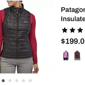 Patagonia Women's Nano Puff Insulated Vest sz M
